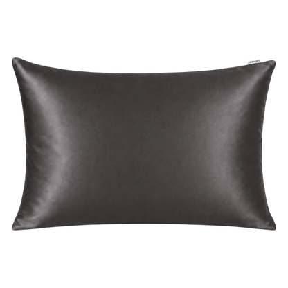 Organic Mulberry Silk Pillowcase - Charcoal
