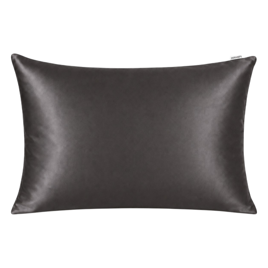Organic Mulberry Silk Pillowcase - Charcoal