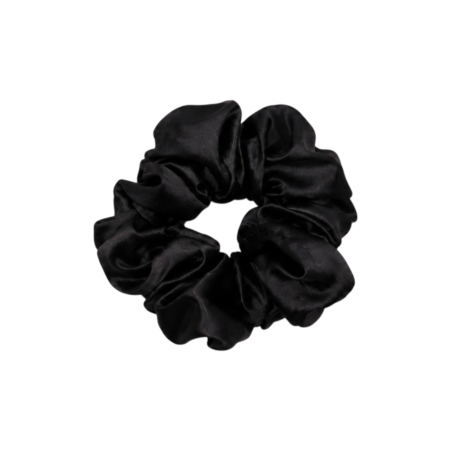 Silk Scrunchie - Ebony