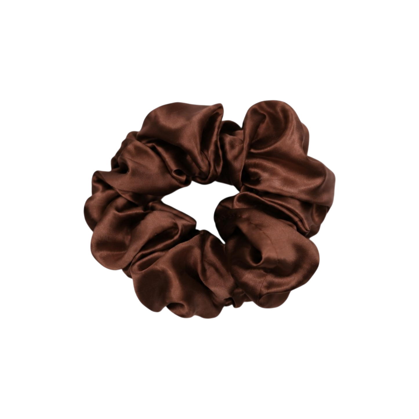 Silk Scrunchie - Espresso