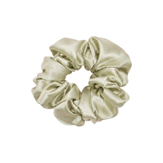 Silk Scrunchie - Matcha