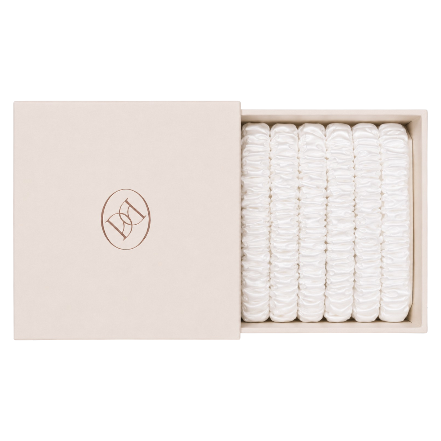 Silk Scrunchie Set - Pearl