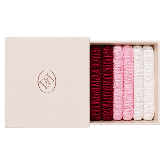 Silk Scrunchie Set - Romance