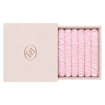 Silk Scrunchie Set - Blush