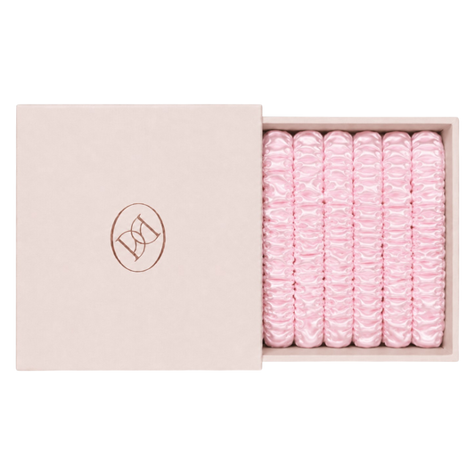 Silk Scrunchie Set - Blush