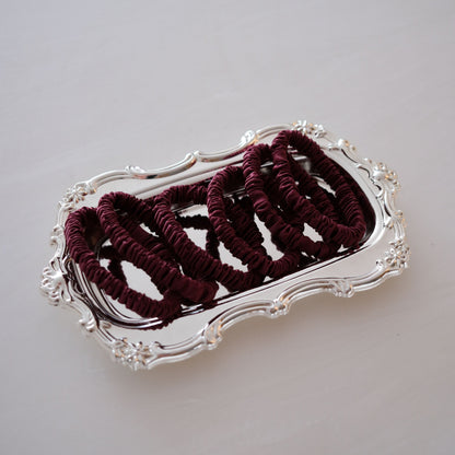 Silk Scrunchie Set - Cherry