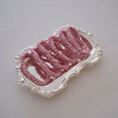 Silk Scrunchie Set - Blush