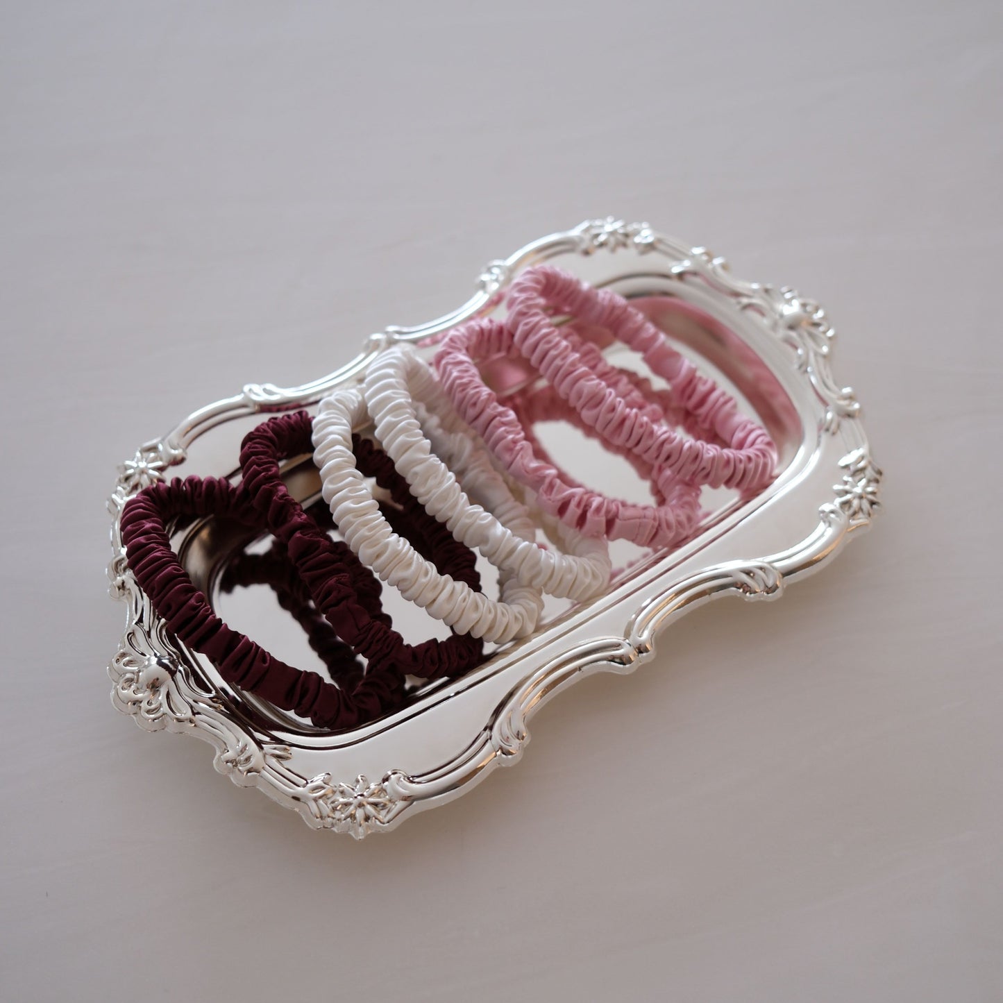 Silk Scrunchie Set - Romance