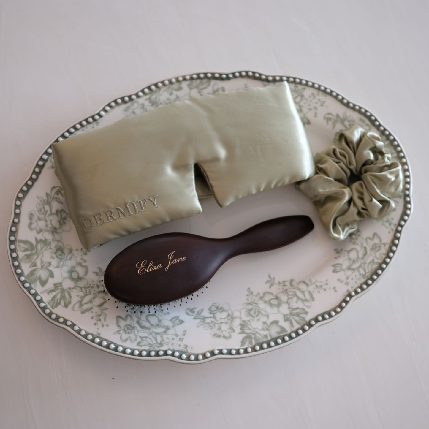 Silk Scrunchie - Matcha
